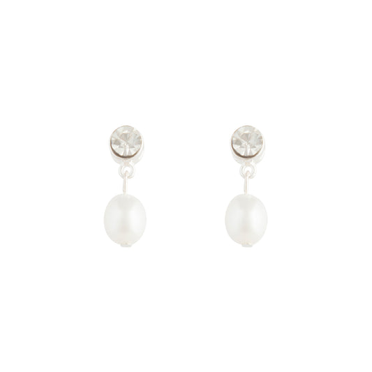 5EAR RH STONE & PEARL DROP ER
