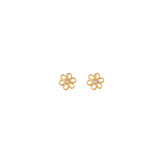 KIDS STS GLD WIRE FLOWER ER