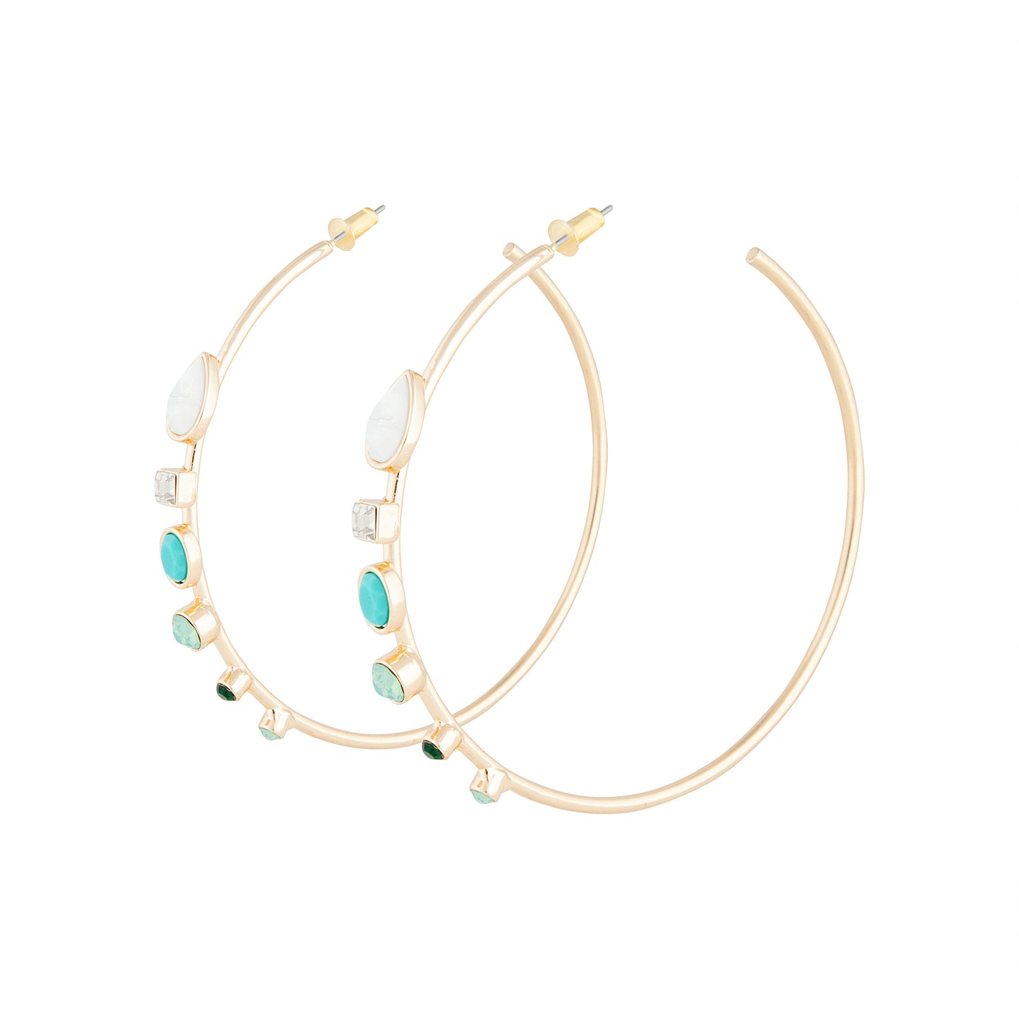 MW&G SG EMBELISHD JEWEL HOOP