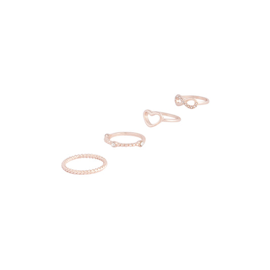 JAN19 RG PEACE DIA 4PK RING