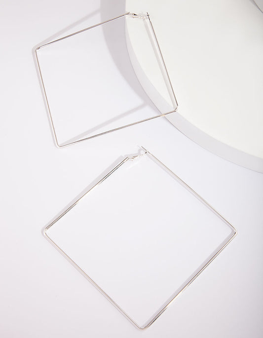 SVES SS LARGE SQAURE HOOP ER