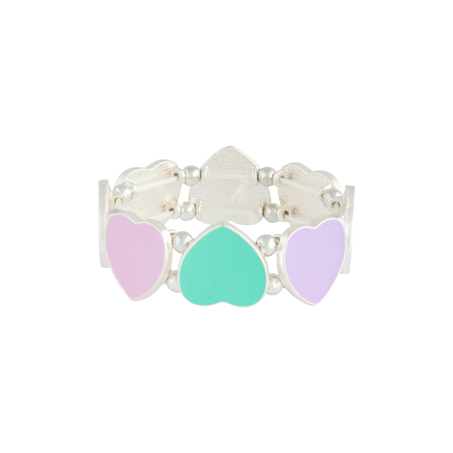 KIDS SS ENML HEART STRETCH BL