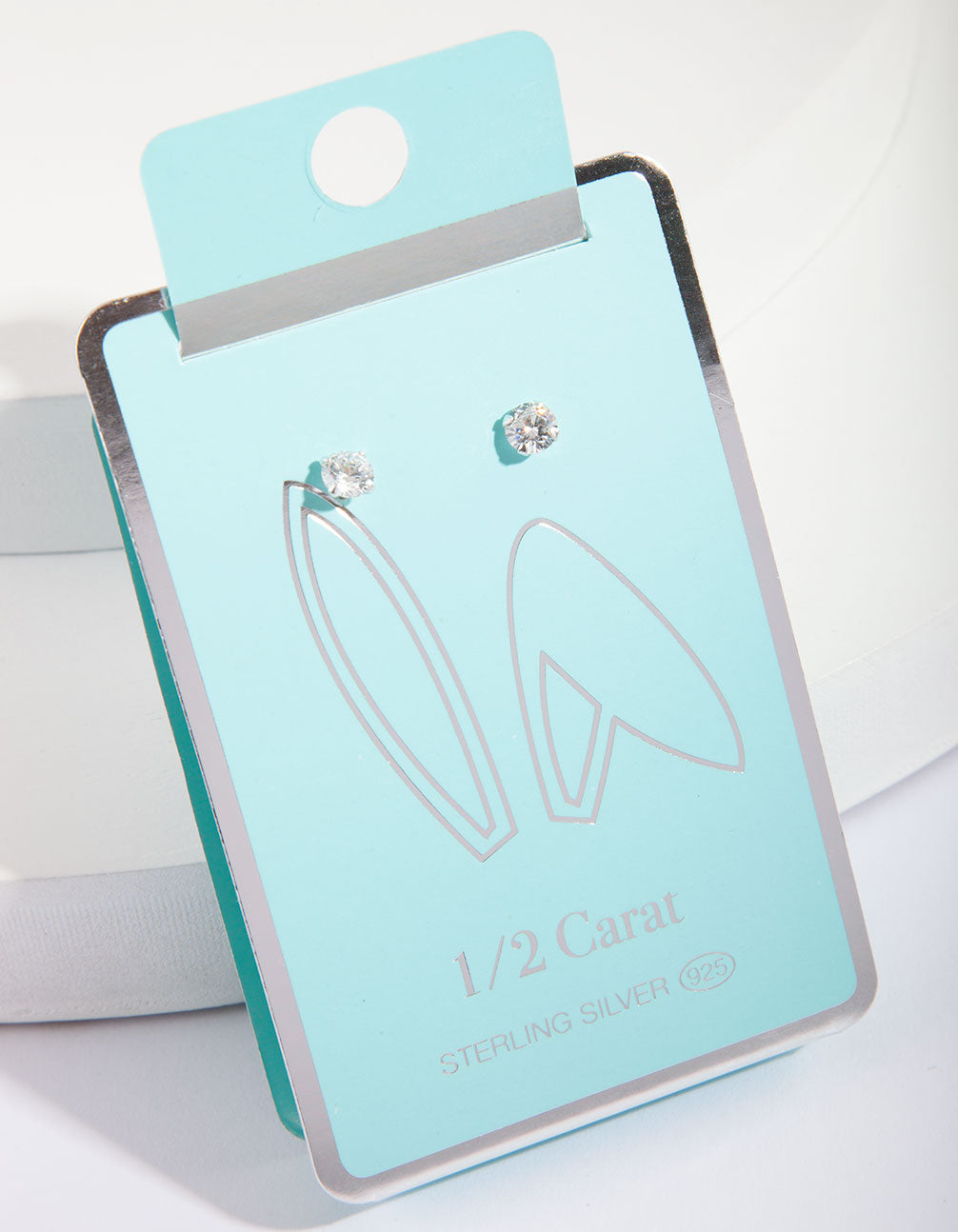 ADD ST 1/2 CARAT CZ STUD ER