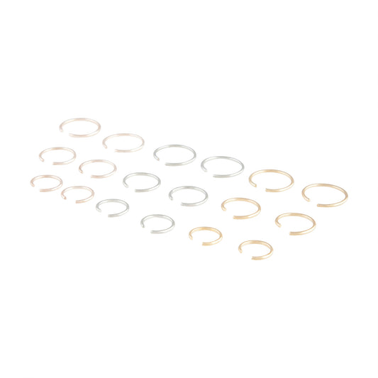 BOPK MM PLAIN METAL NOSE HOOPS