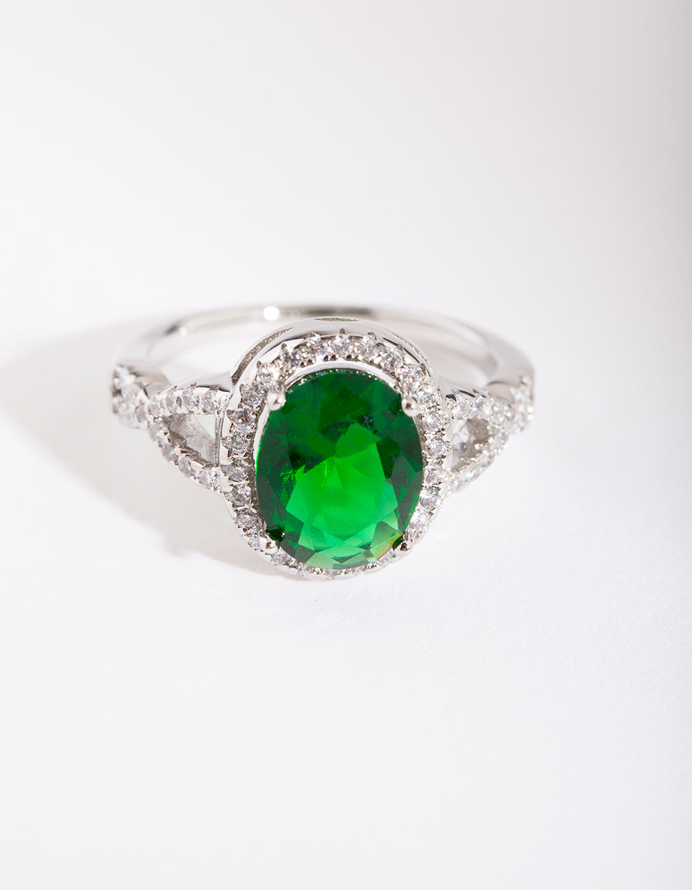 LOVL DS RH OVAL HALO PAVE RG