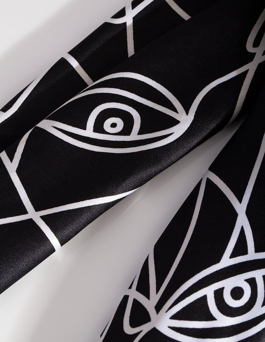 SCFS BLK&WHT LINE FCE PRNT SC}