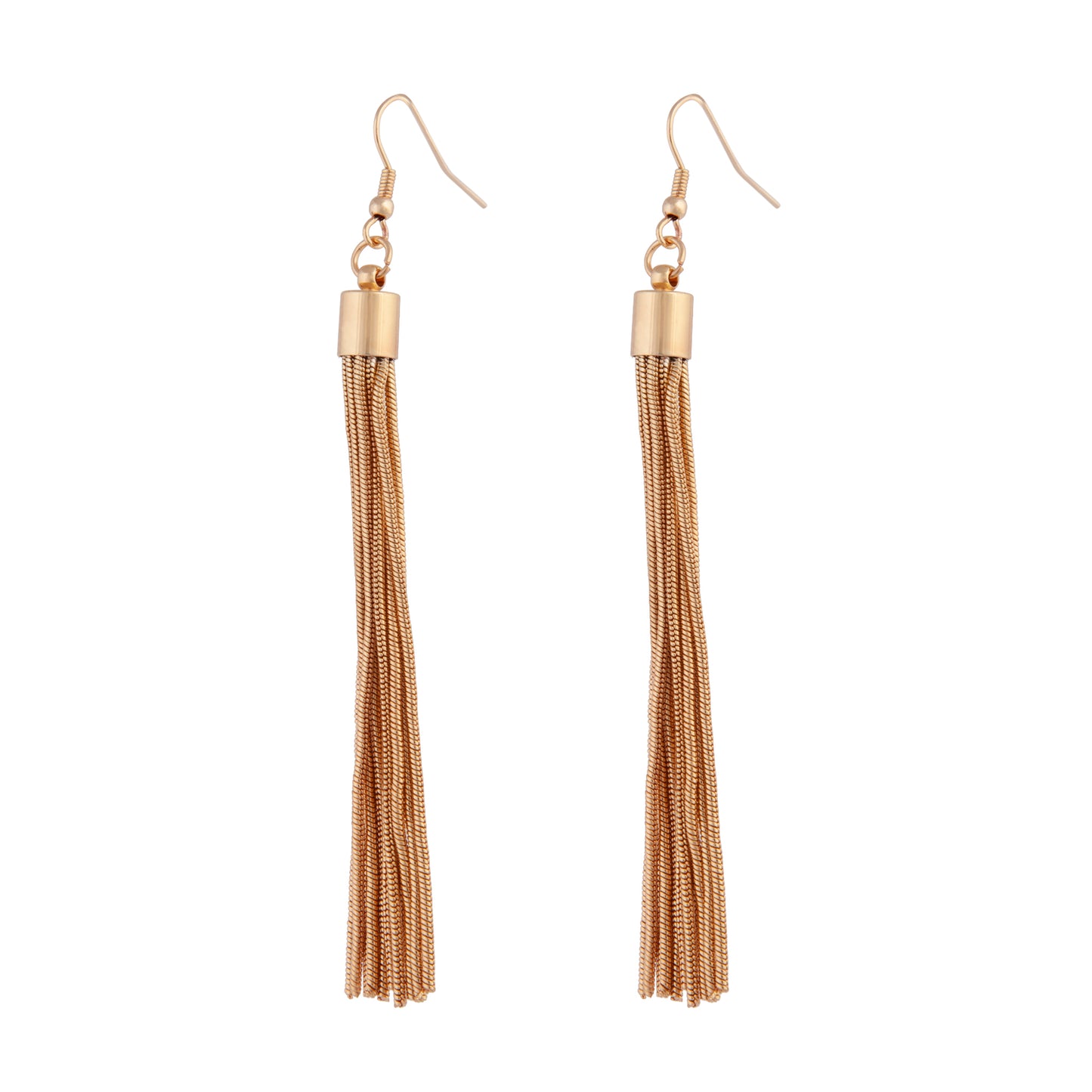 GOLD CHAIN TASSEL EARRING