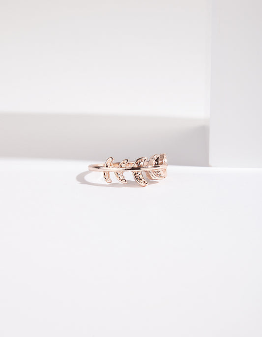 5FRT RG LEAF BND RING