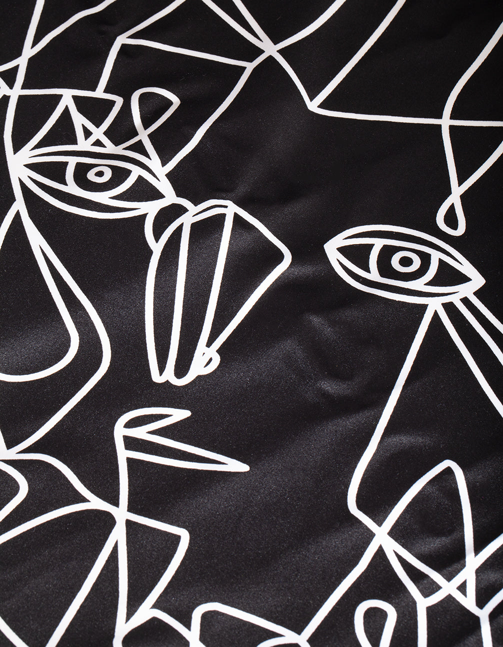 SCFS BLK&WHT LINE FCE PRNT SC}