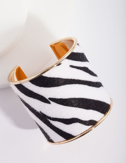 BOB SG ZBRA PNY HR CUFF BR