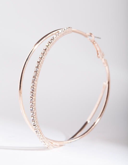 HPSG RG DIA TWIST HOOP ER