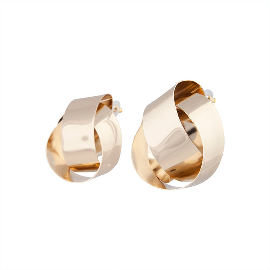 FGOLD SG STMNT KNOT STUD