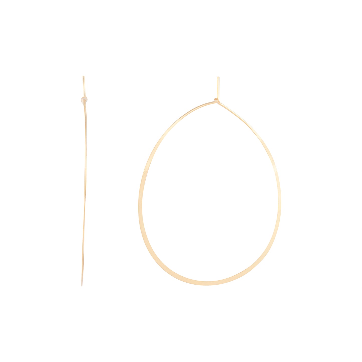 GDES SG FINE TEAR DROP HOOP