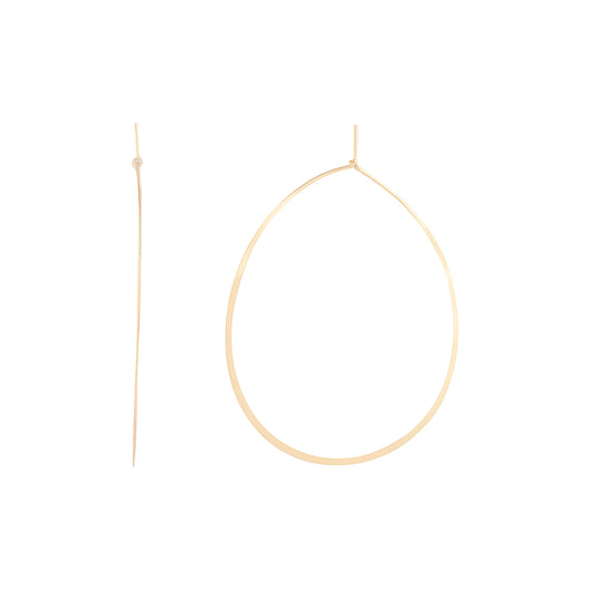 GDES SG FINE TEAR DROP HOOP