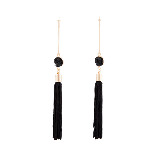 BOB SG DRUZY TASSEL HOOP ER