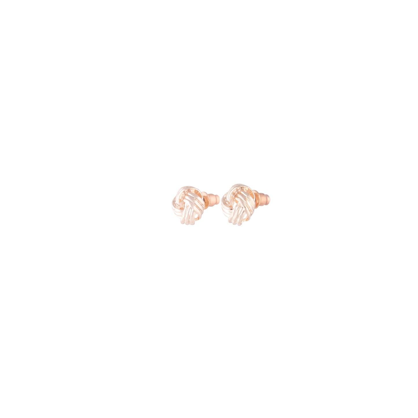 6F EAR RG TEXT KNOT STUD ER