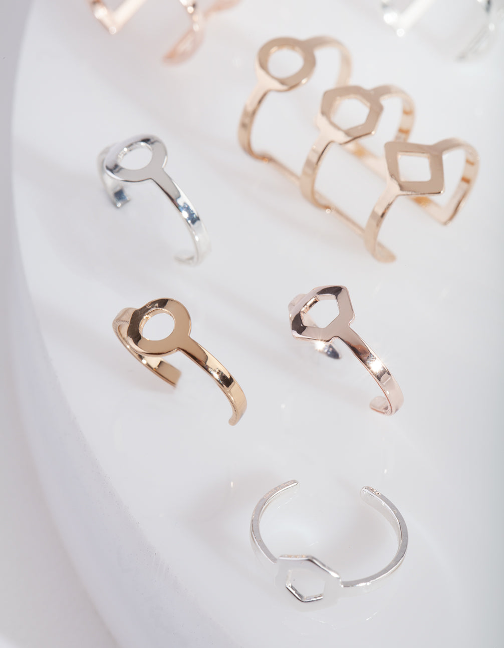 BOPK MM FINE GEO EAR CUFF PK