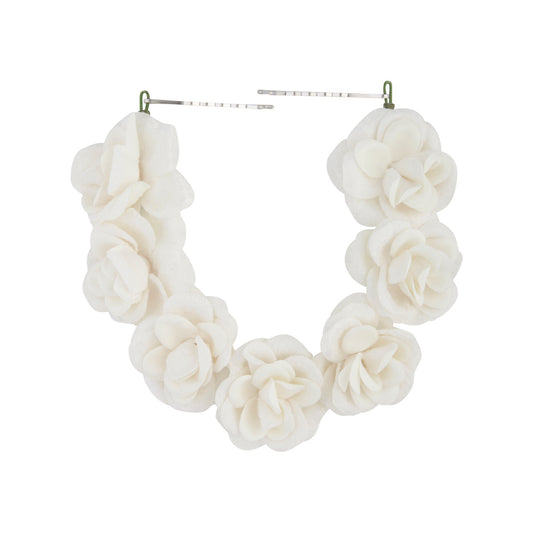 BRIDES FB LUXE FLWR BUN WRAP