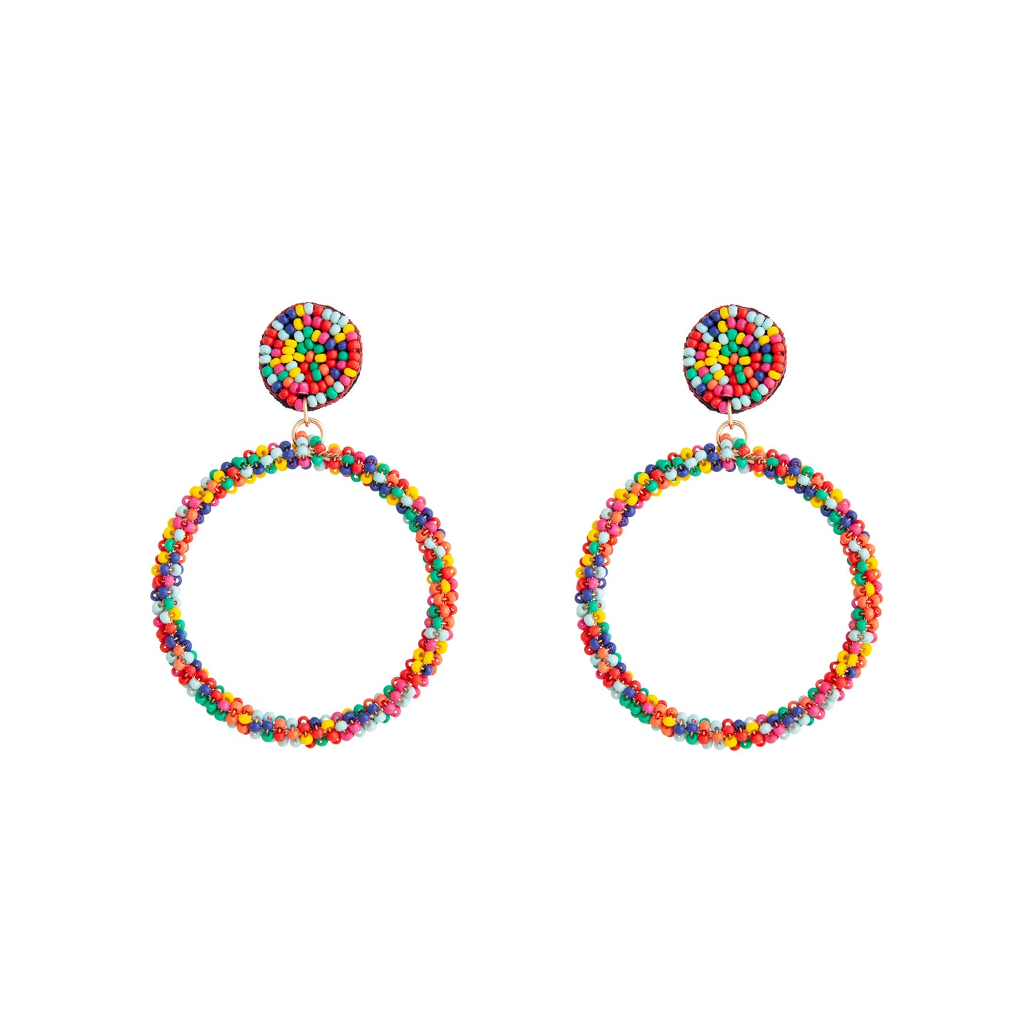 FGOLD SEED BEAD CIRCLE ER