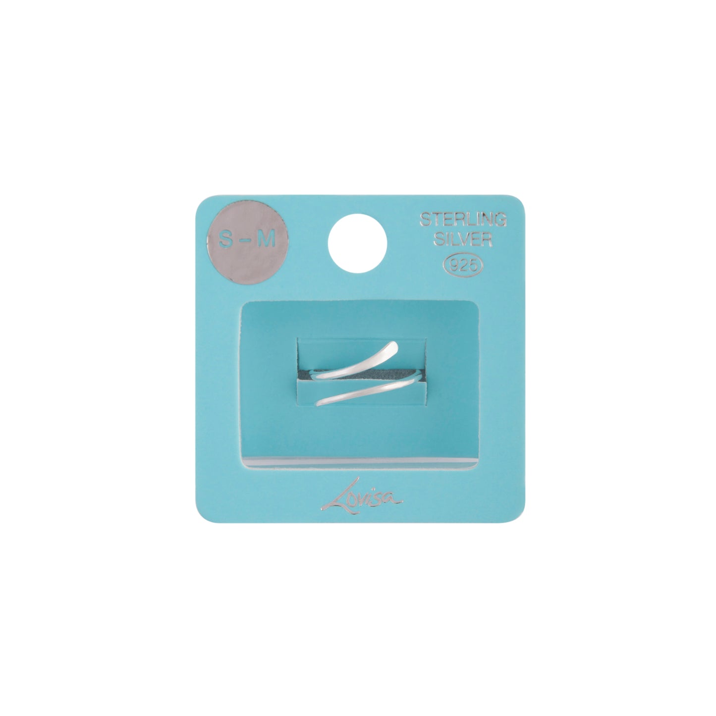 FINE STERLING SILVER COIL RING