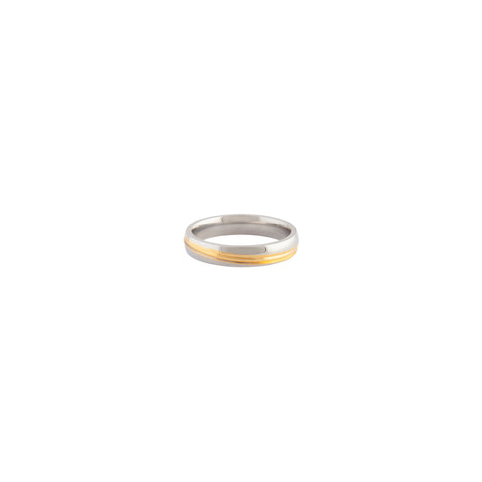 MENS SMM 2TONE BAND RING