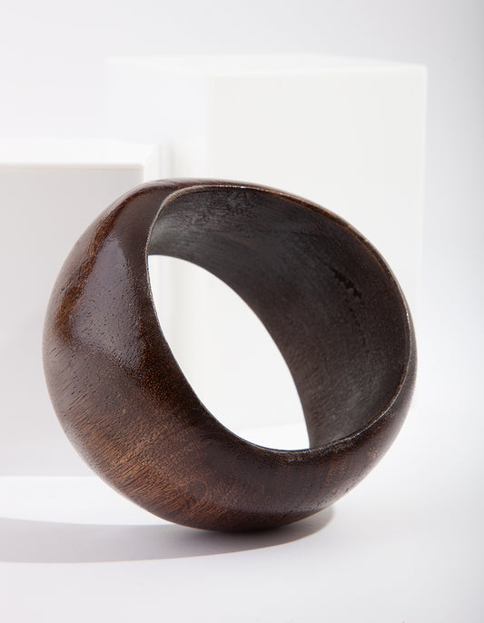 B&N POLISHED WD BANGLE