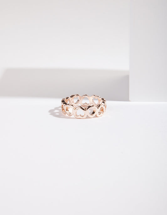 5FRT RG MULTI HEART RING