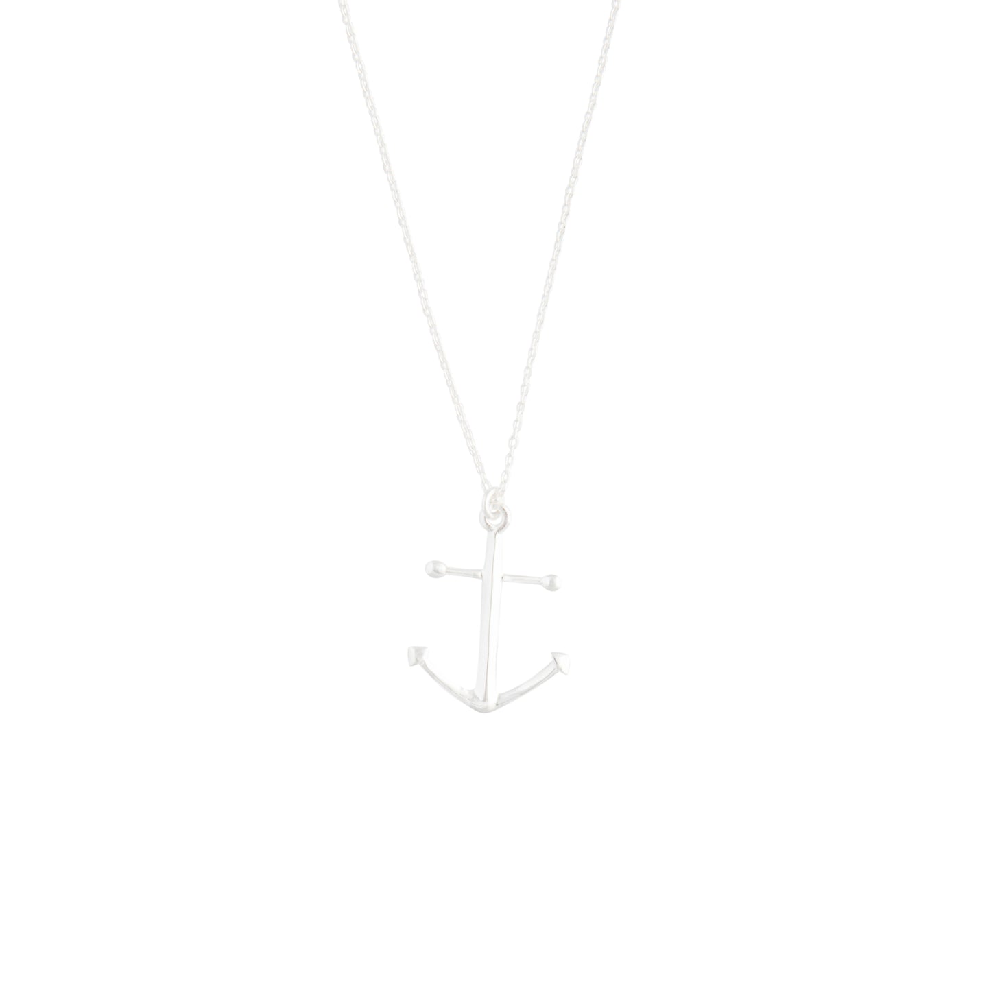 MENS ST ANCHOR NECKLACE