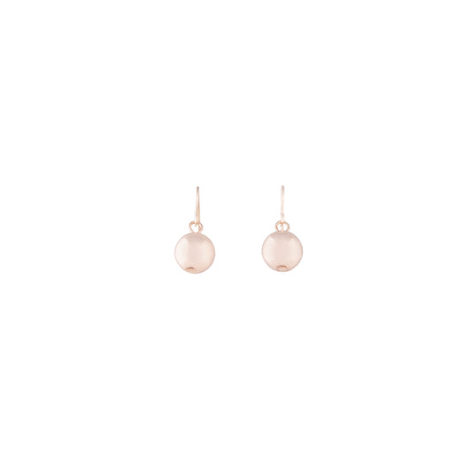 ROSE GOLD MINI BALL EARRING