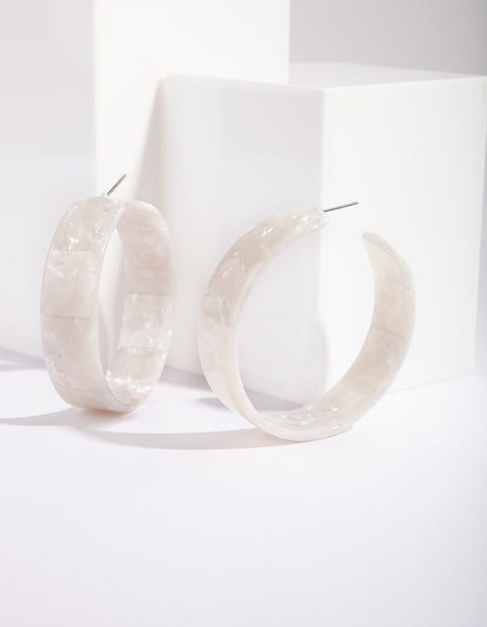 CLSEA ACETATE HOOP ER