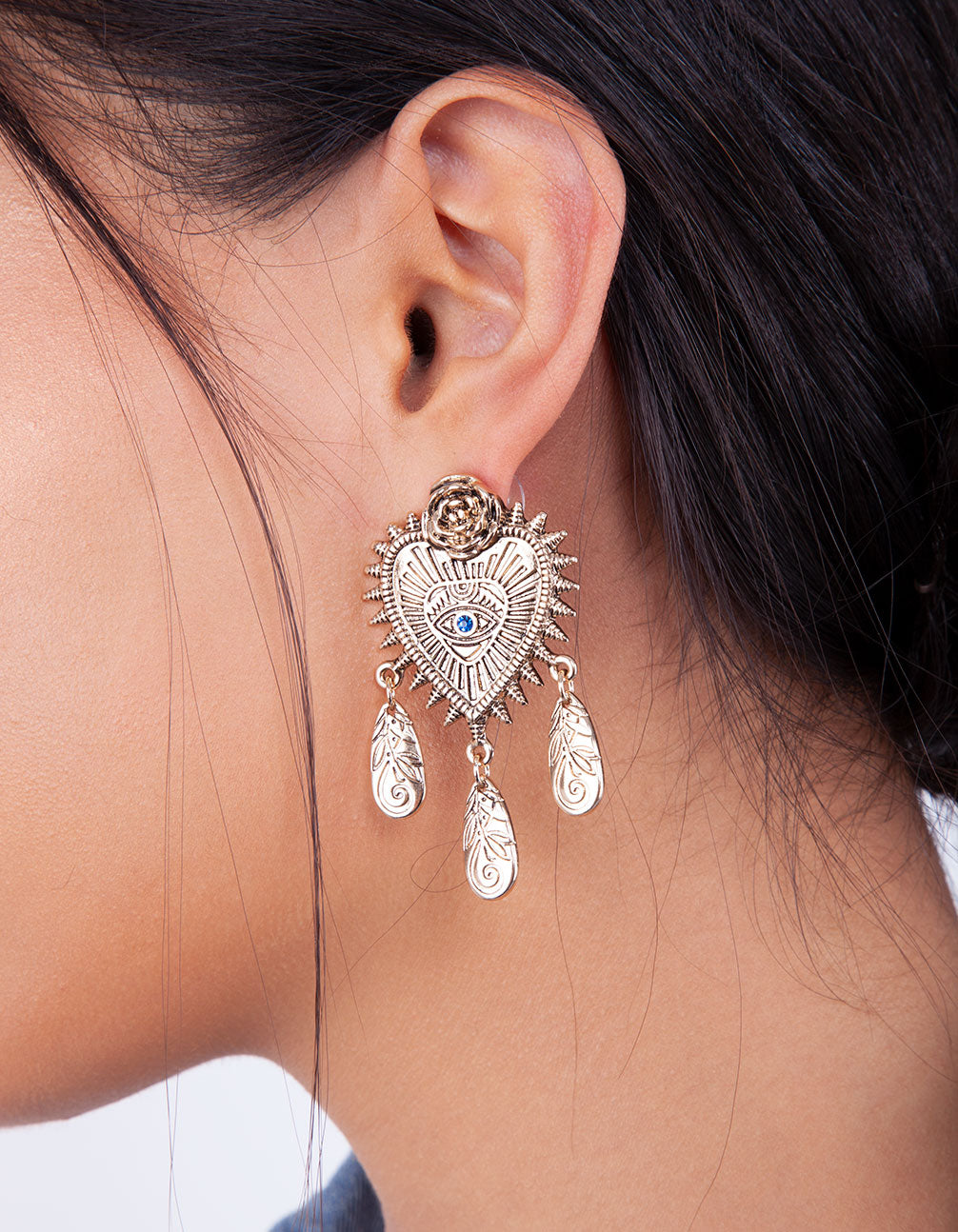 ERST SG EVIL EYE HEART DRP ER@
