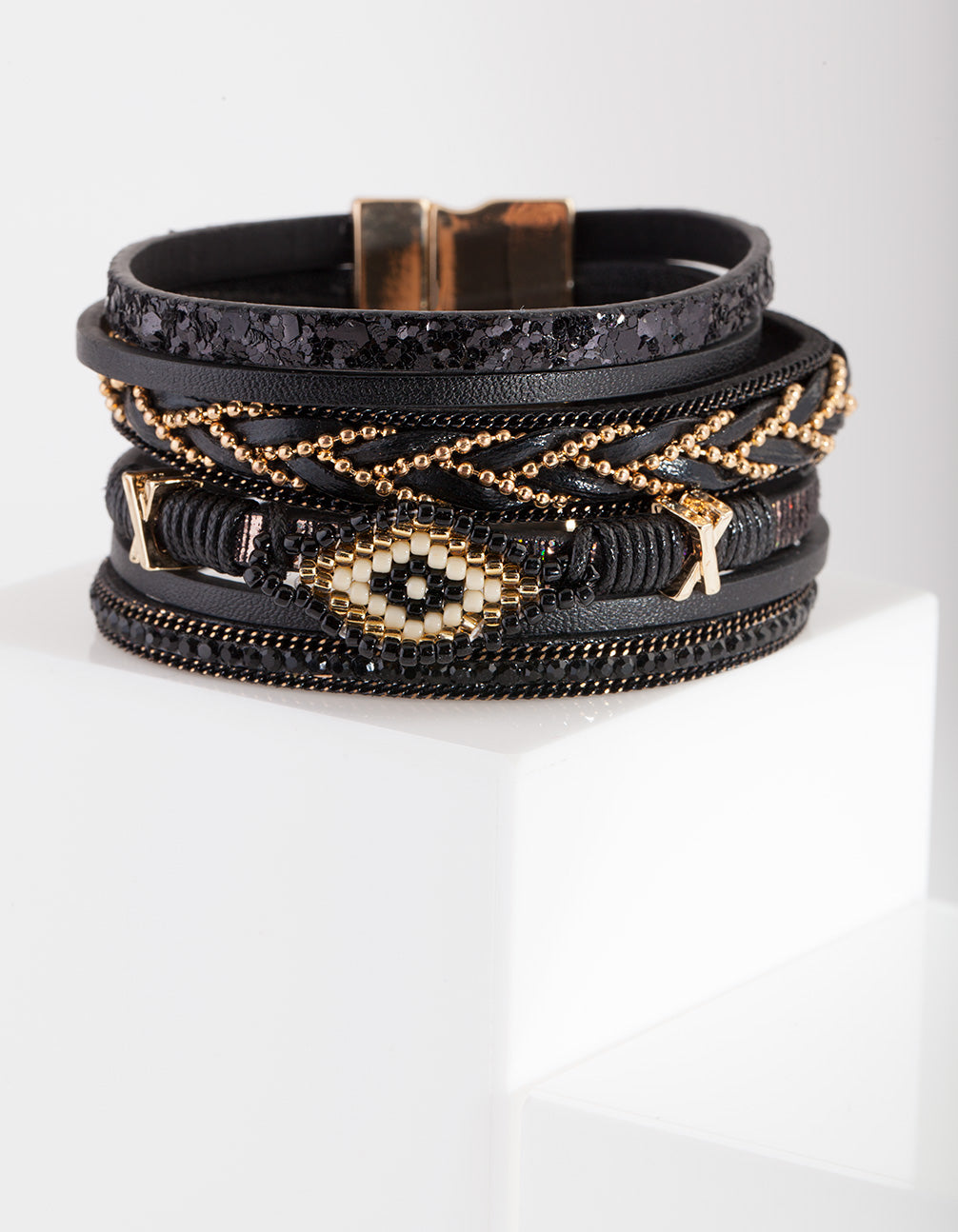 BOB SG MLTI STRND CUFF BL