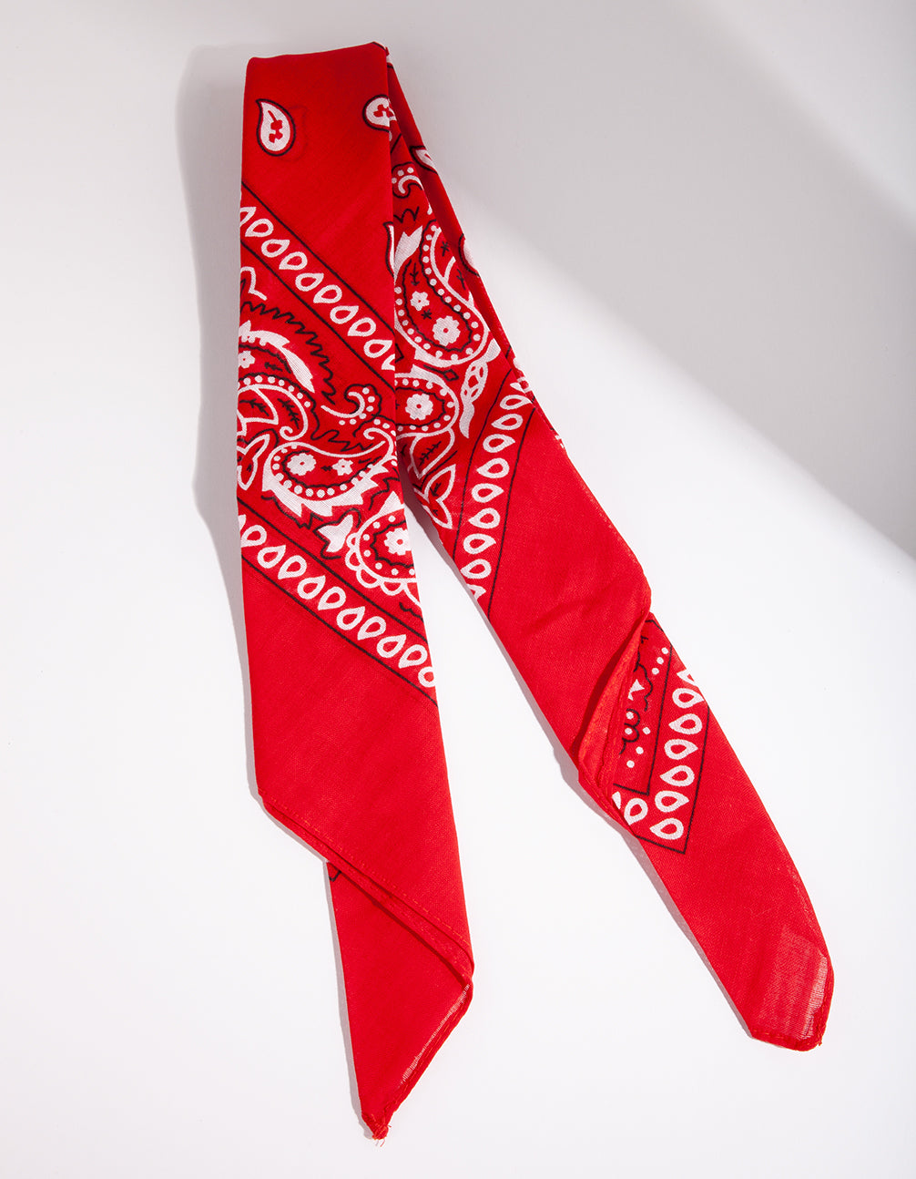 HESSN RED BANDANA HAIR