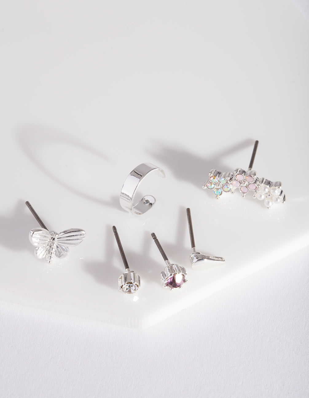 BOPK SS BUTTRFLY FLWR EAR PACK
