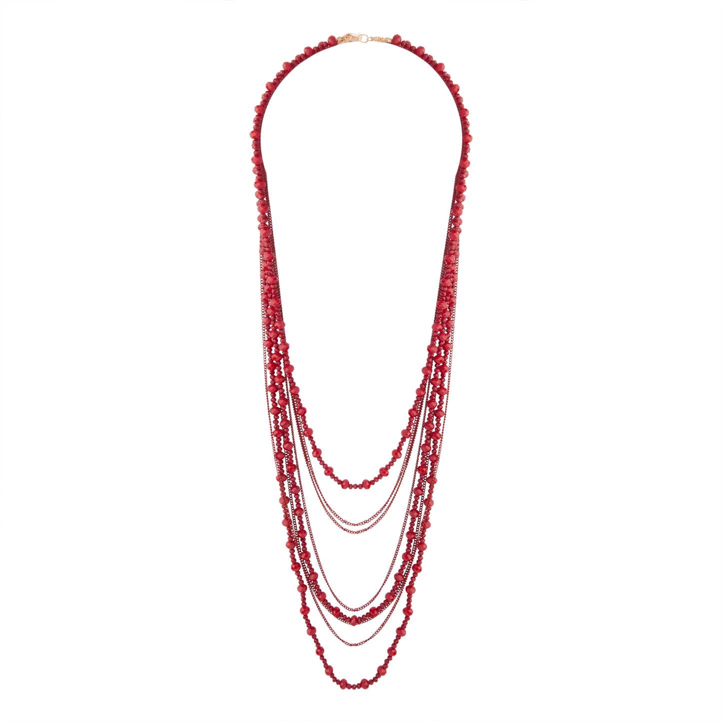 BURG BEAD&FACET MLTI ROW NL