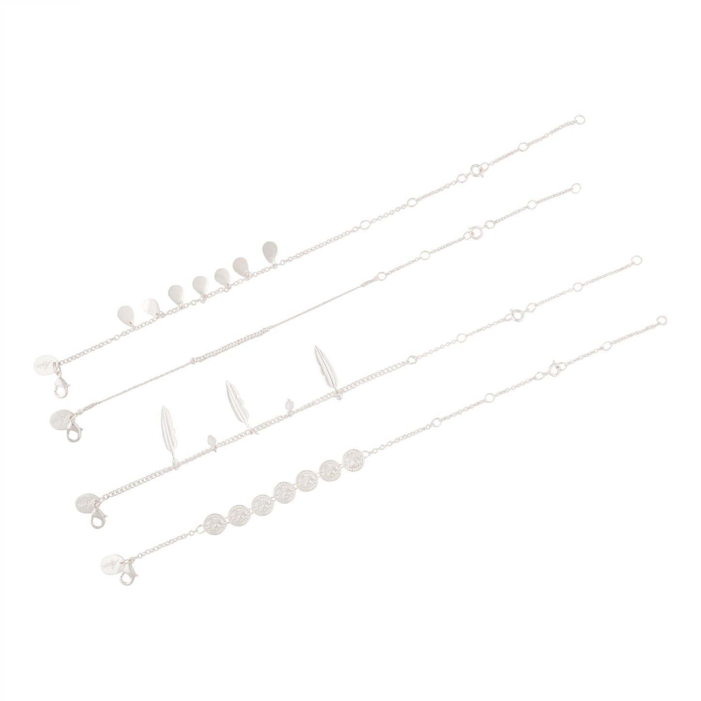 SVES SS COIN FAUX/FTHR 4PK AK@