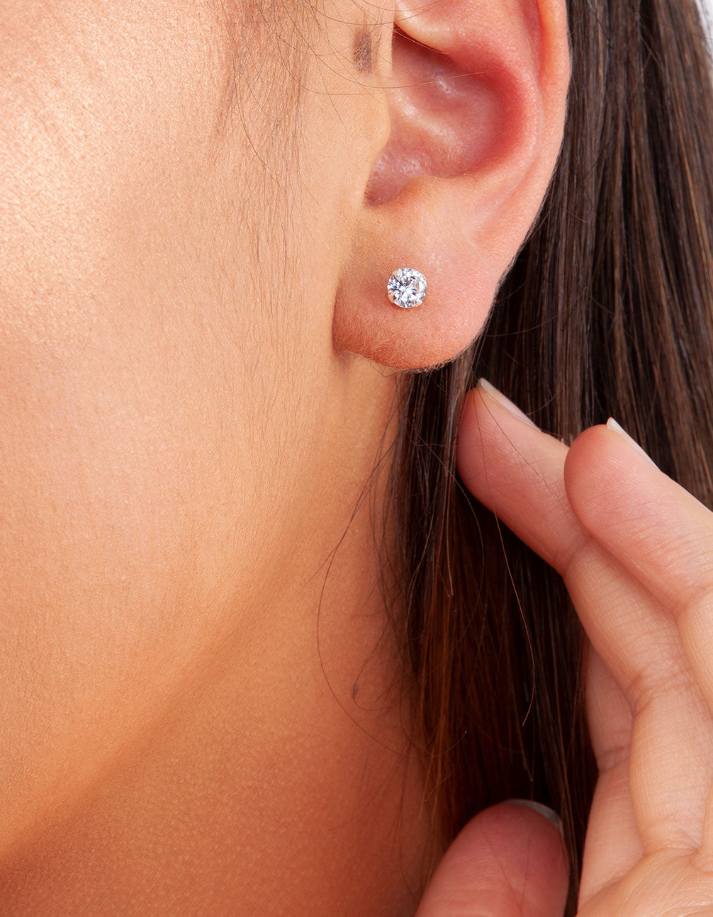 ADD ST 1/2 CARAT CZ STUD ER