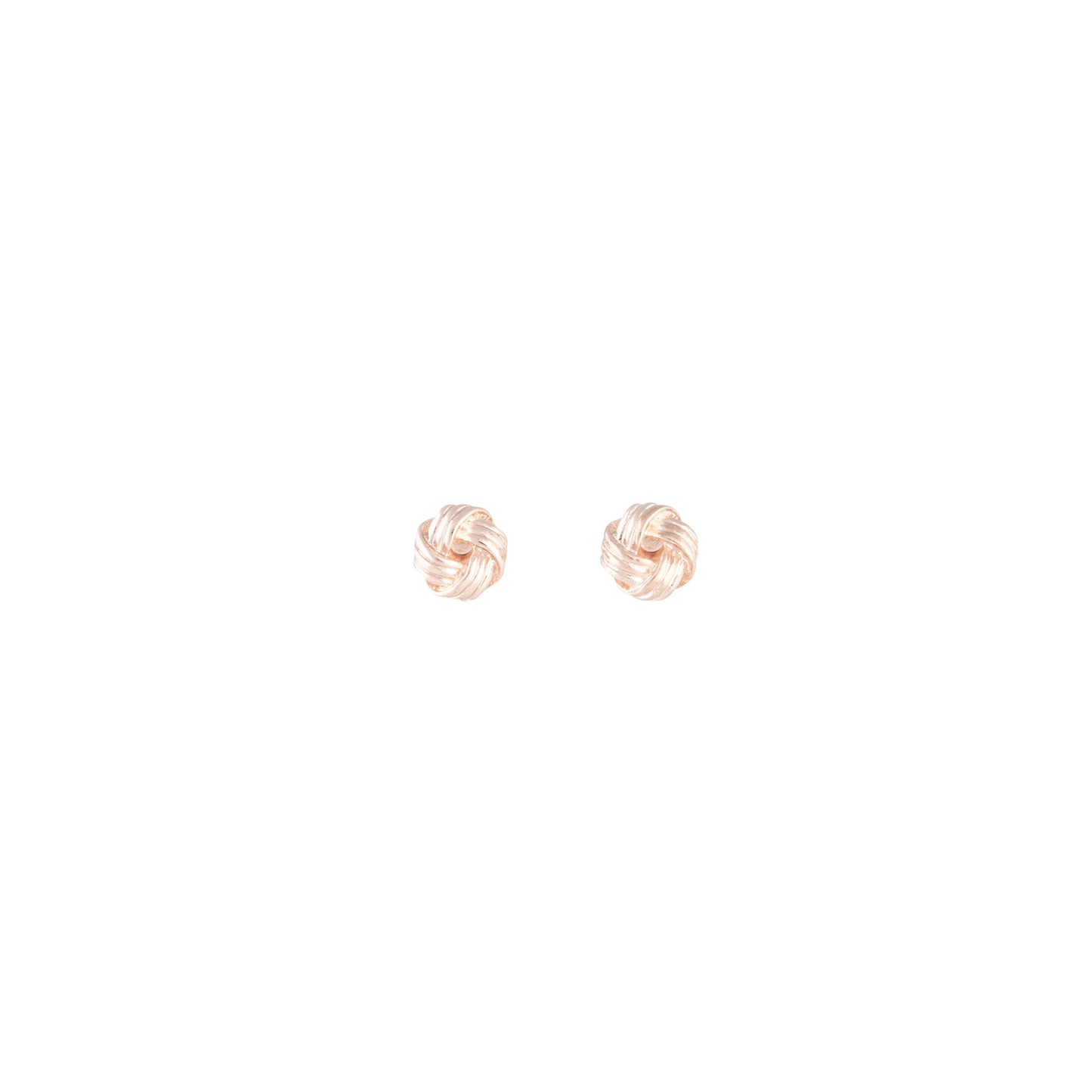 6F EAR RG TEXT KNOT STUD ER