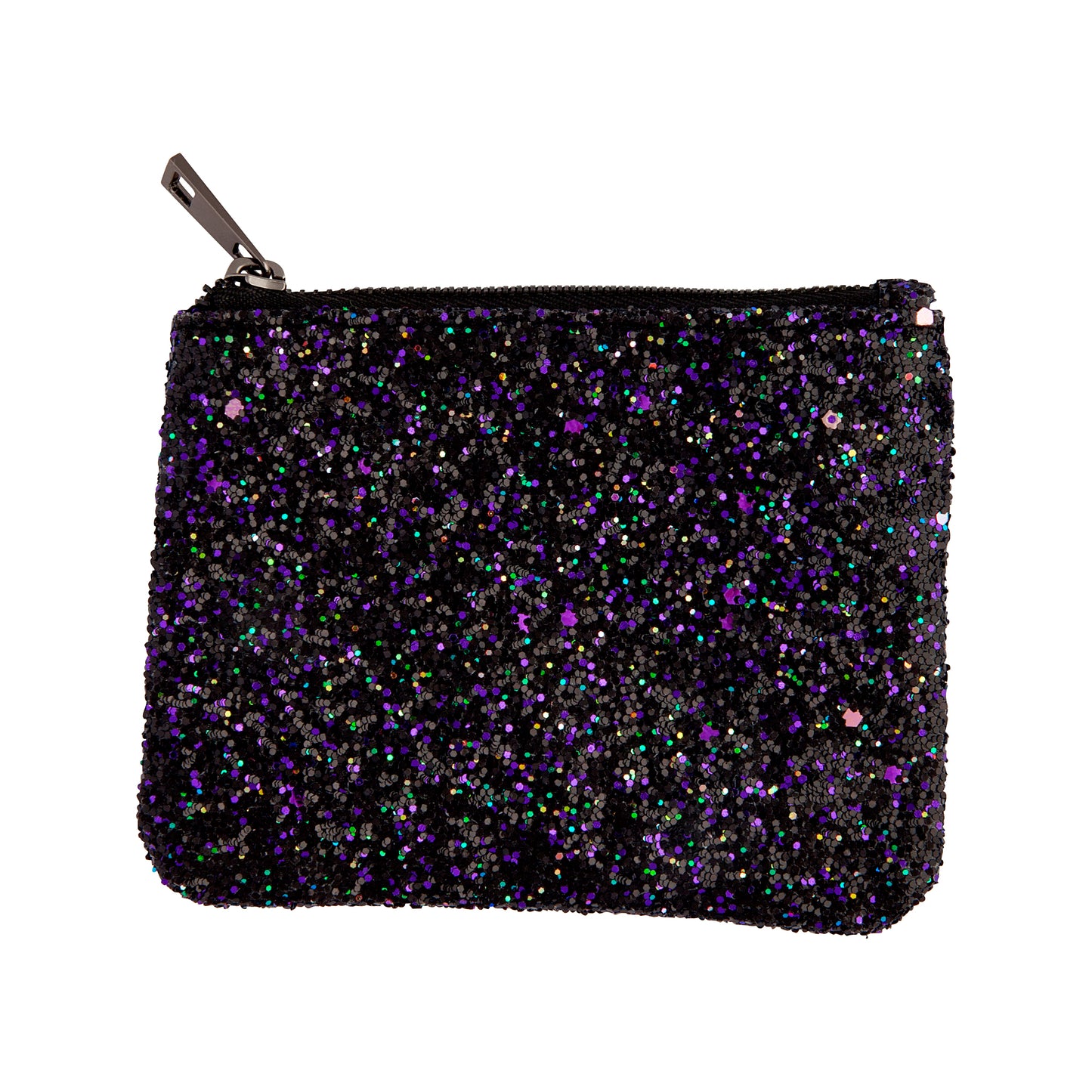 POS FB DRK MLTI GLITR POUCH