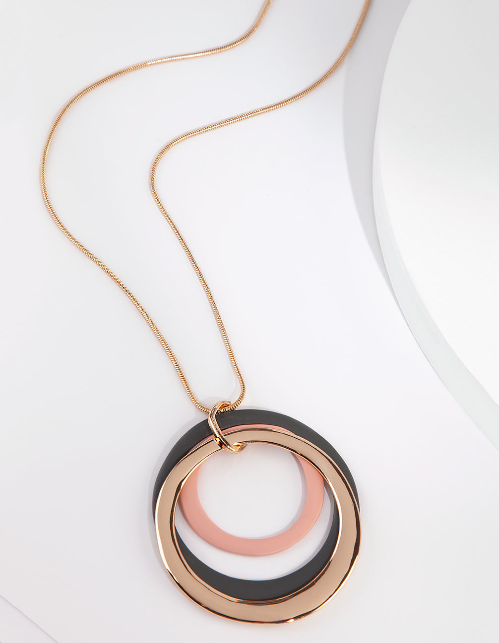 PALMS SG DBL CIRCLE PENDANT NL