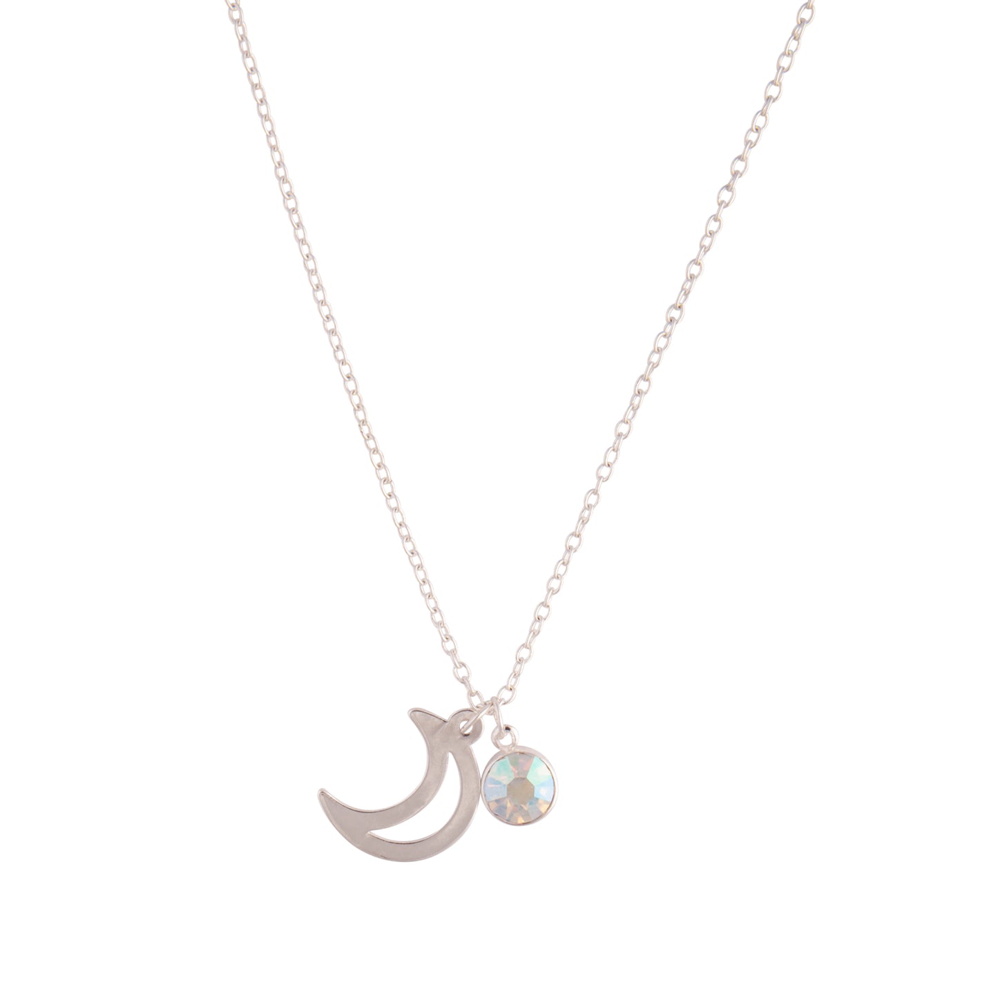 FEB19 SS MOON & STONE CHARM NK