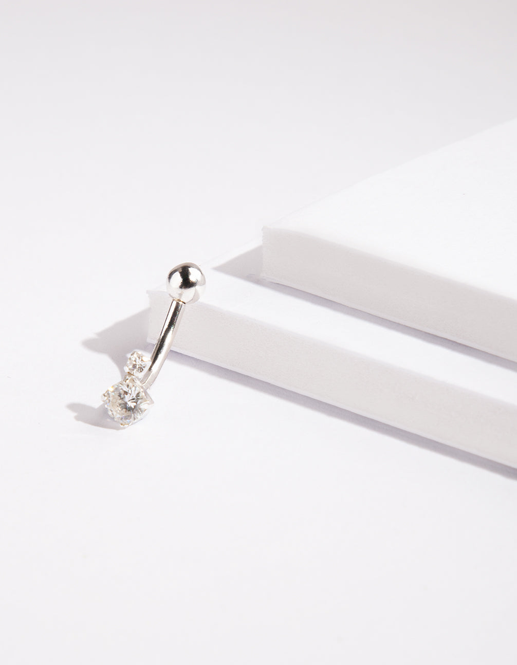 SPLB ST DOUBLE DIA BELLY BAR