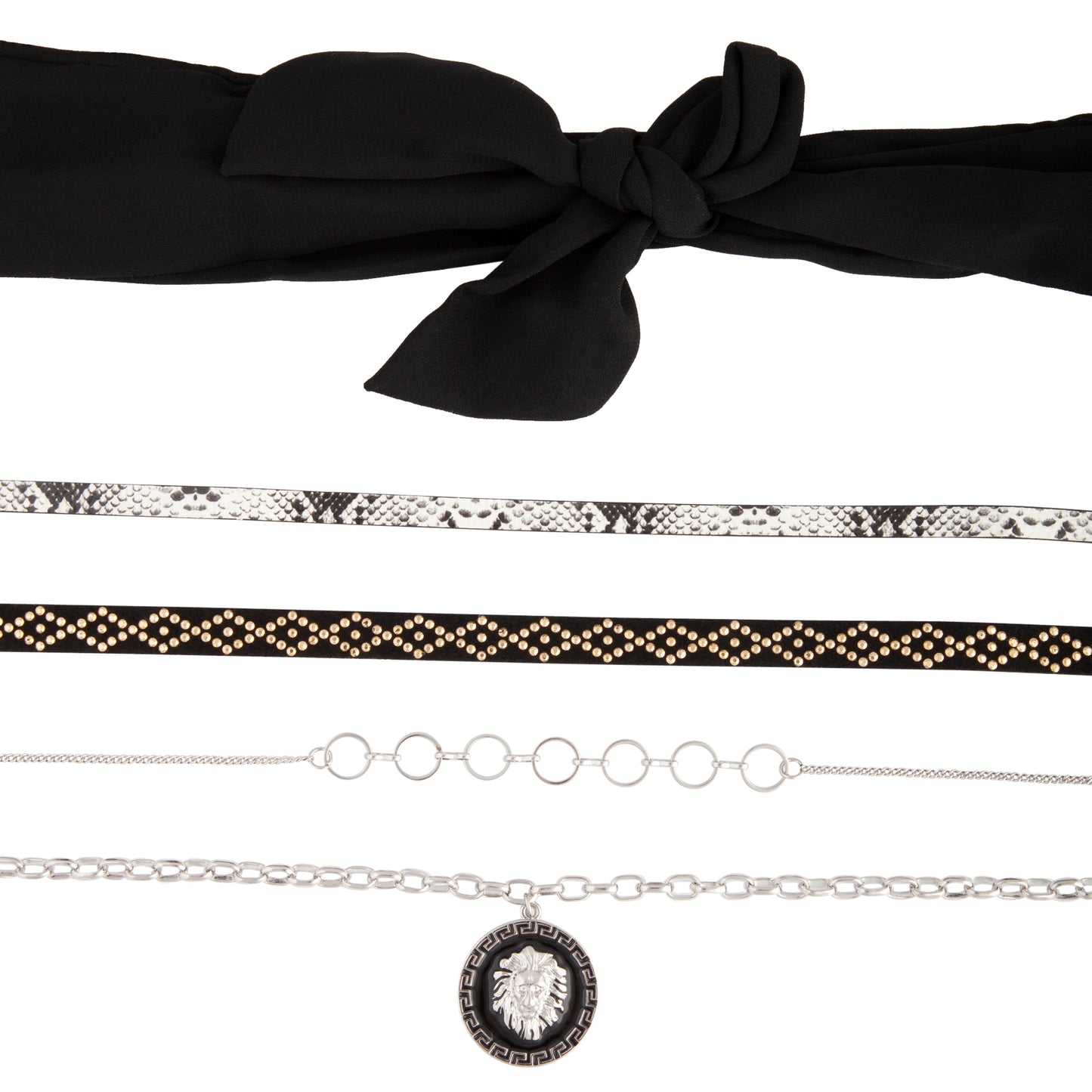 CHKR RH BLCK NECKTIE CHKR PK