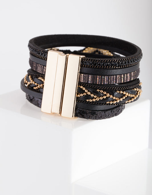 BOB SG MLTI STRND CUFF BL