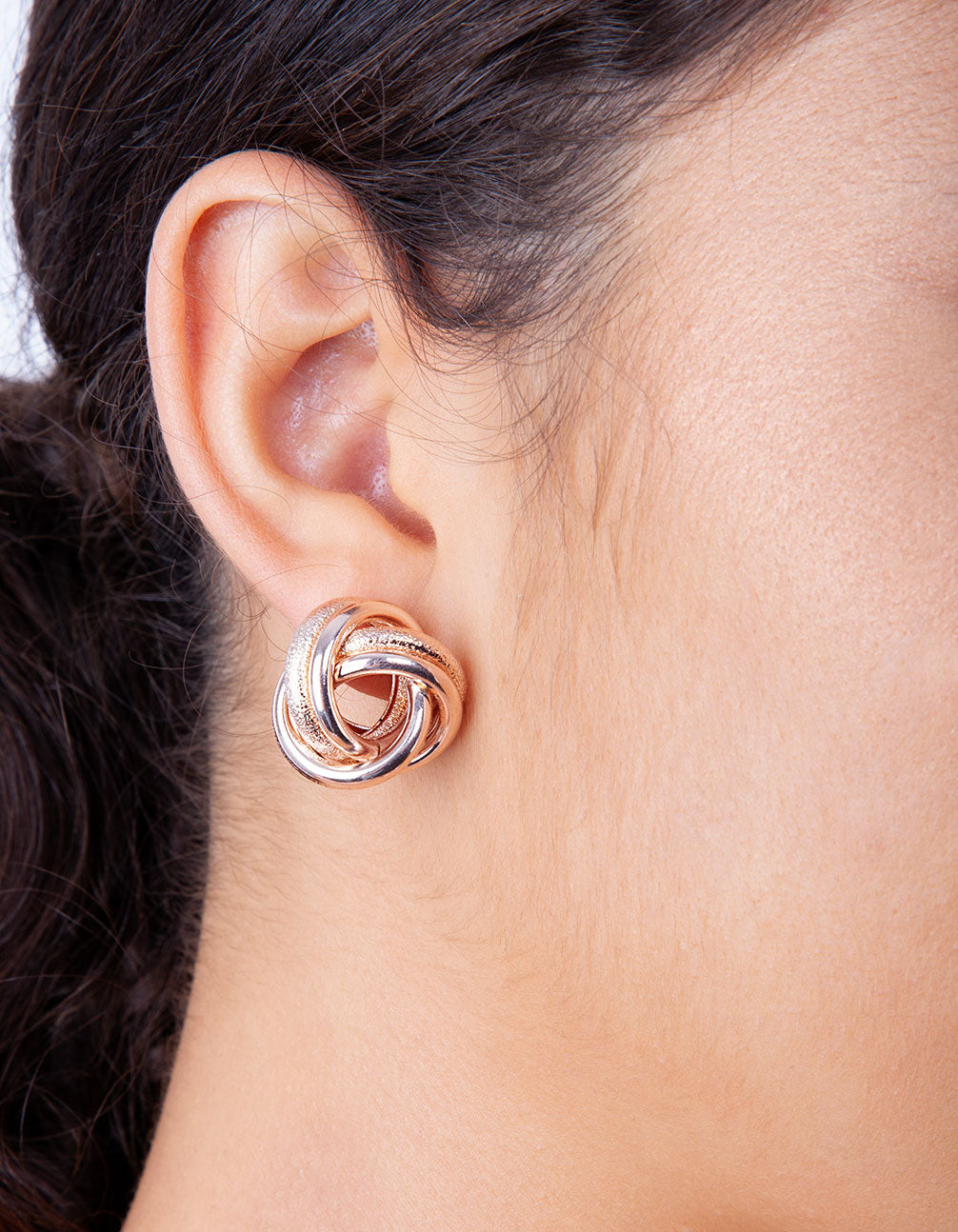 RGES RG TWISTED KNOT STUD ER