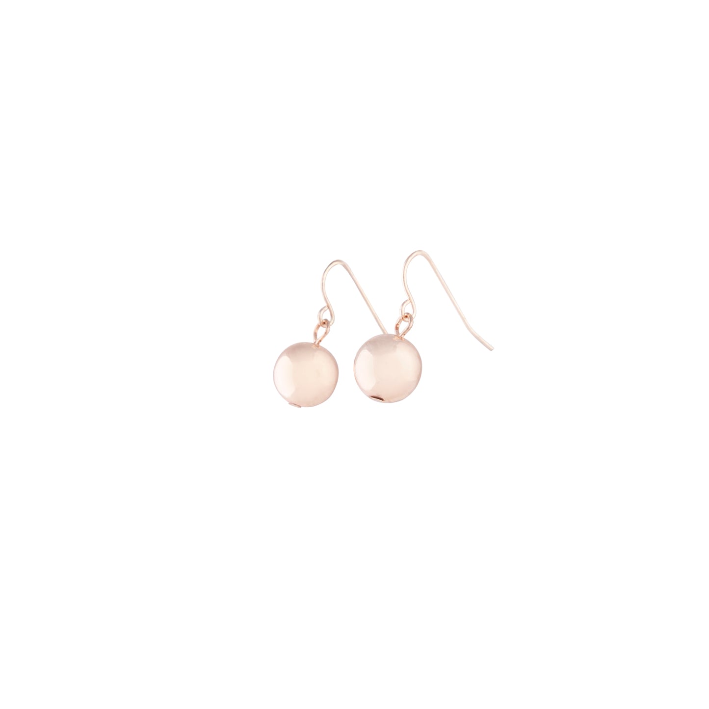 ROSE GOLD MINI BALL EARRING